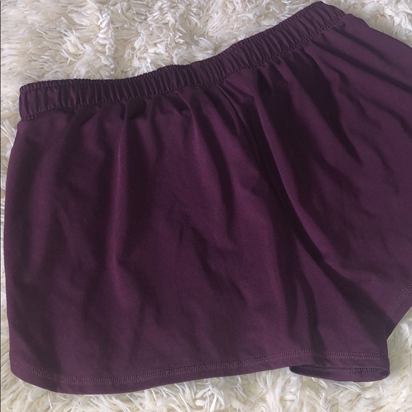 Purple Athletic Shorts- Size Large - Picture 2 of 3